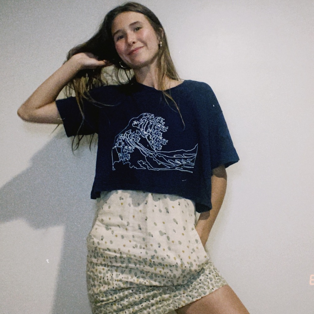 Brandy Melville wave crop